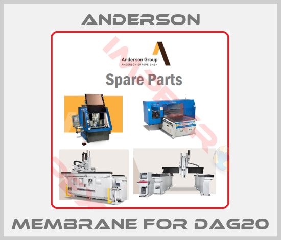 Anderson-membrane for DAG20