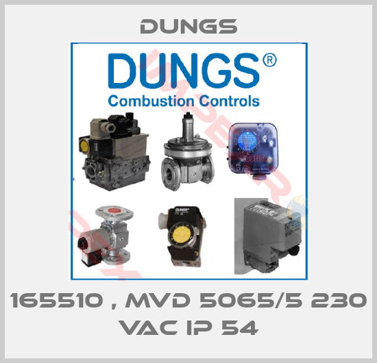 Dungs-165510 , MVD 5065/5 230 VAC IP 54
