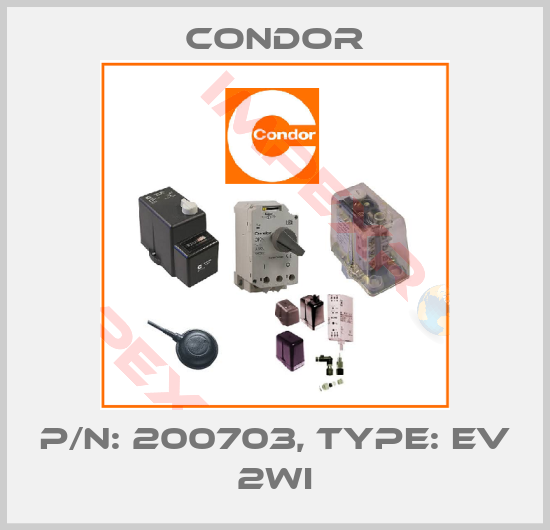 Condor-P/N: 200703, Type: EV 2Wi