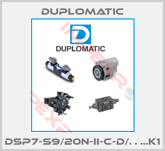 Duplomatic-DSP7-S9/20N-II-C-D/…..K1