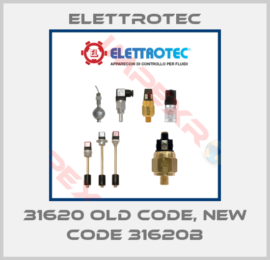 Elettrotec-31620 old code, new code 31620B