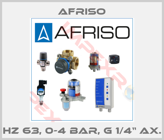 Afriso-HZ 63, 0-4 bar, G 1/4“ ax.