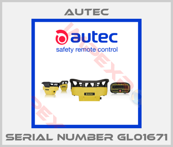 Autec-Serial Number GL01671