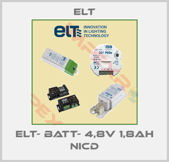 ELT-ELT- BATT- 4,8V 1,8Ah NiCd