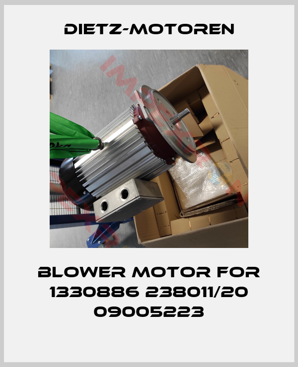 Dietz-Motoren-Blower motor for 1330886 238011/20 09005223