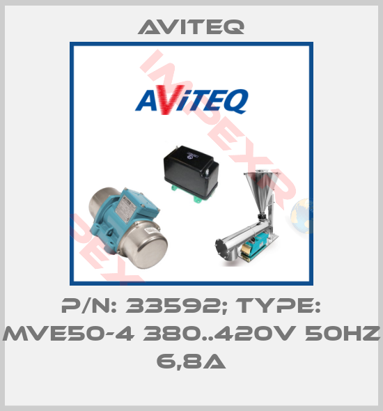 Aviteq-P/N: 33592; Type: MVE50-4 380..420V 50HZ 6,8A