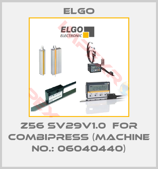 Elgo-z56 sv29v1.0  for COMBIPRESS (Machine No.: 06040440)