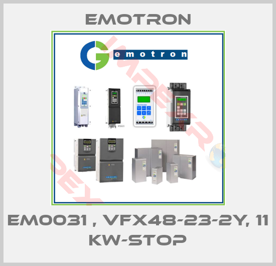 Emotron-EM0031 , VFX48-23-2Y, 11 kW-STOP