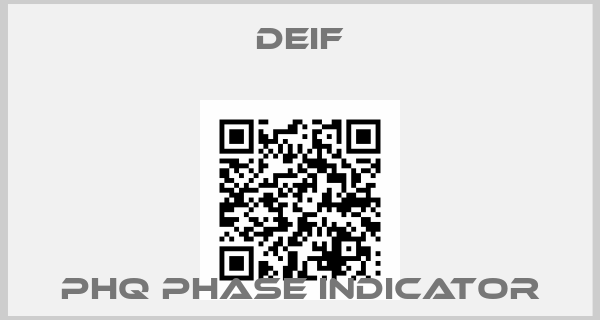 Deif-PHQ Phase Indicator