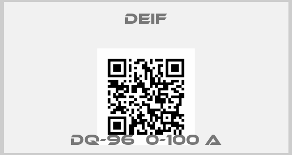 Deif-DQ-96  0-100 A
