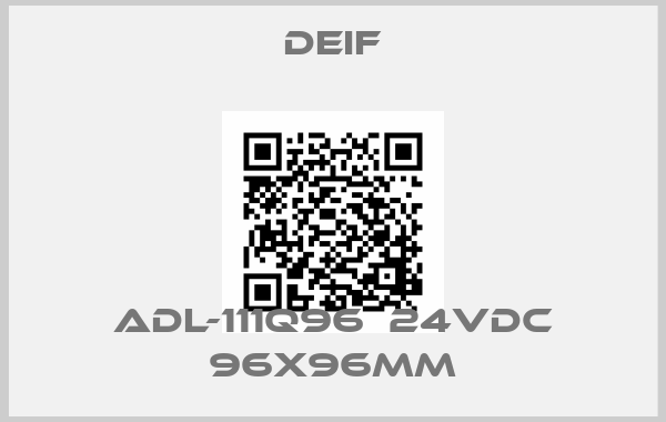 Deif-ADL-111Q96  24VDC 96x96mm
