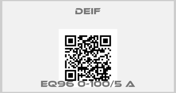 Deif-EQ96 0-100/5 A