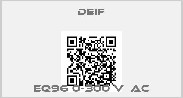 Deif-EQ96 0-300 V  AC