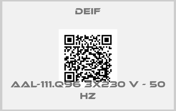 Deif-AAL-111.Q96 3x230 V - 50 Hz