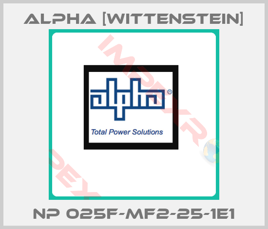 Alpha [Wittenstein]-NP 025F-MF2-25-1E1