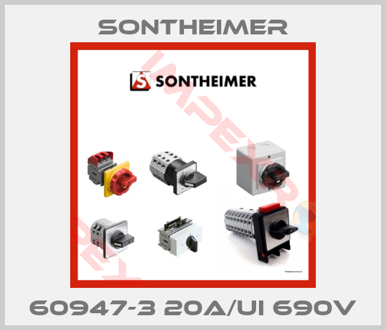 Sontheimer-60947-3 20A/Ui 690V