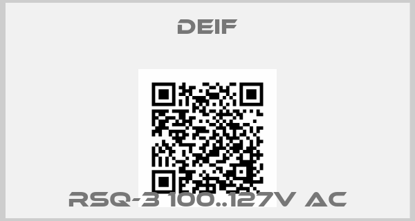 Deif-RSQ-3 100..127V AC