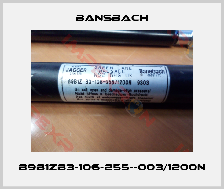 Bansbach-B9B1ZB3-106-255--003/1200N