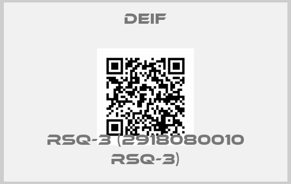 Deif-RSQ-3 (2918080010 RSQ-3)