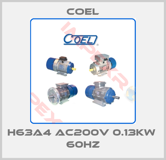 Coel-H63A4 AC200V 0.13kw  60Hz