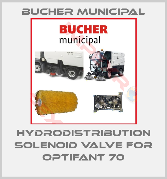 Bucher Municipal-hydrodistribution solenoid valve for Optifant 70