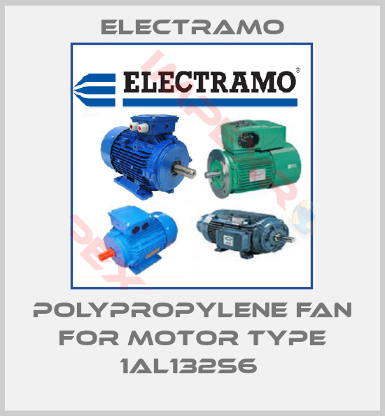 Electramo-POLYPROPYLENE FAN FOR MOTOR TYPE 1AL132S6 