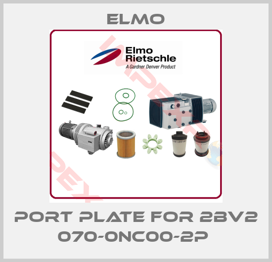 Elmo-Port plate for 2BV2 070-0NC00-2P 