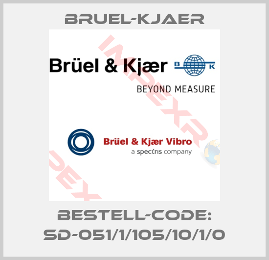 Bruel-Kjaer-Bestell-Code: SD-051/1/105/10/1/0
