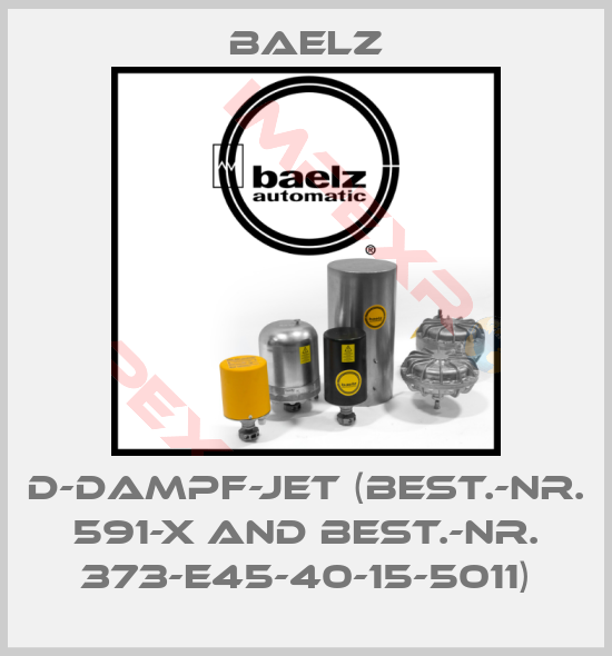 Baelz-D-DAMPF-JET (Best.-Nr. 591-X and Best.-Nr. 373-E45-40-15-5011)