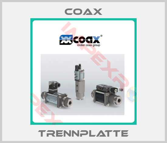 Coax-Trennplatte