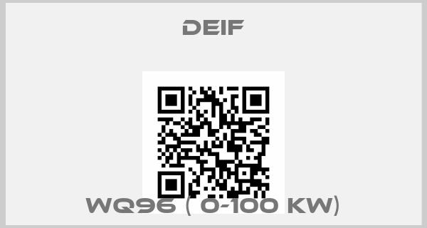 Deif-WQ96 ( 0-100 kw)