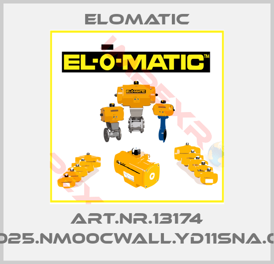 Elomatic-Art.Nr.13174 ,FD0025.NM00CWALL.YD11SNA.00XX