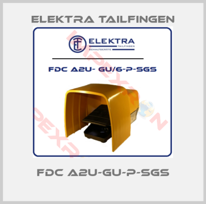 Elektra Tailfingen-FDC A2U-GU-P-SGS