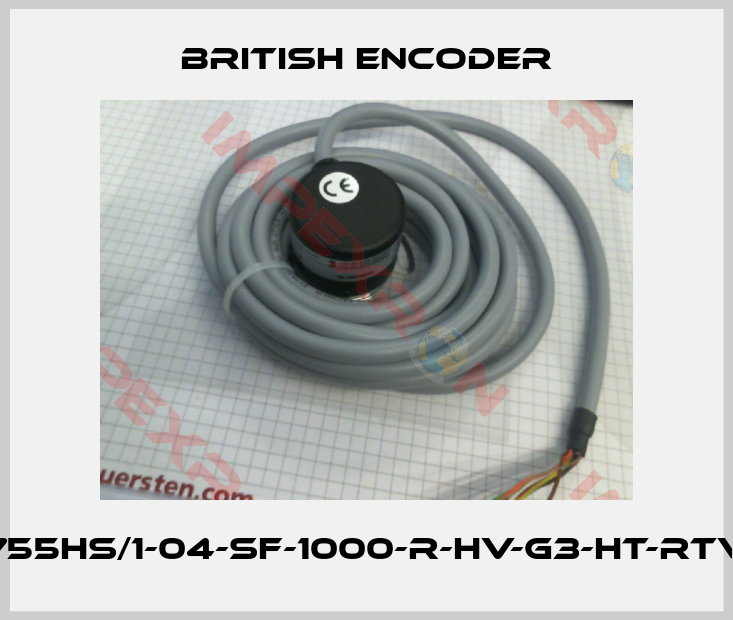 British Encoder-755HS/1-04-SF-1000-R-HV-G3-HT-RTV