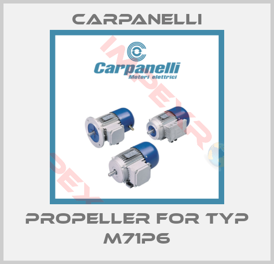 Carpanelli-Propeller For Typ M71P6
