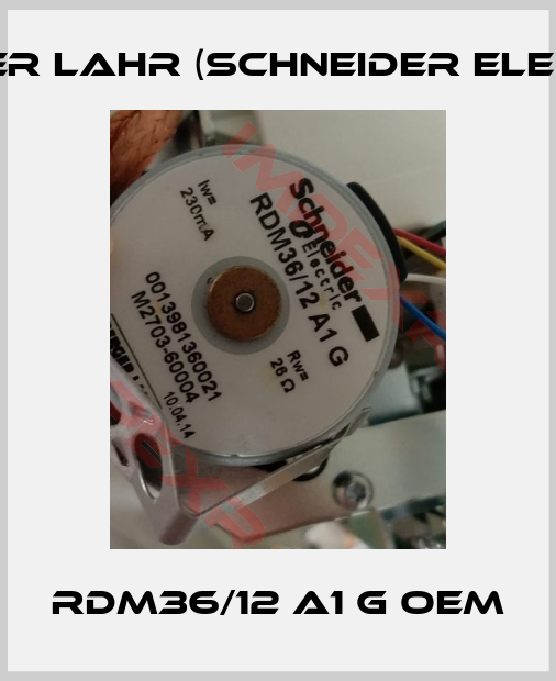 Berger Lahr (Schneider Electric)-RDM36/12 A1 G oem