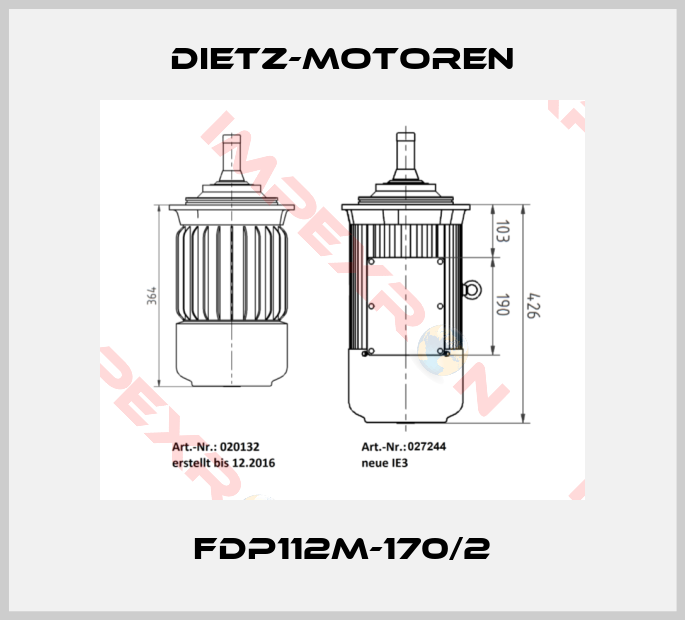 Dietz-Motoren-FDP112M-170/2