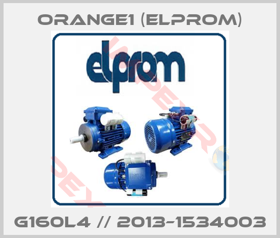 ORANGE1 (Elprom)-G160L4 // 2013–1534003