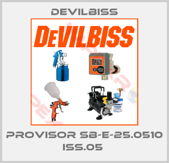 Devilbiss-PROVISOR SB-E-25.0510 ISS.05 