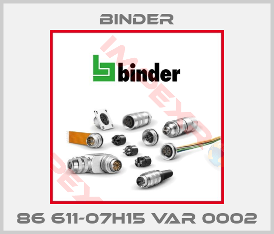 Binder-86 611-07H15 VAR 0002