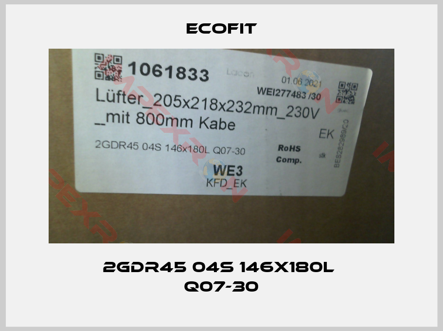 Ecofit-2GDR45 04S 146x180L  Q07-30