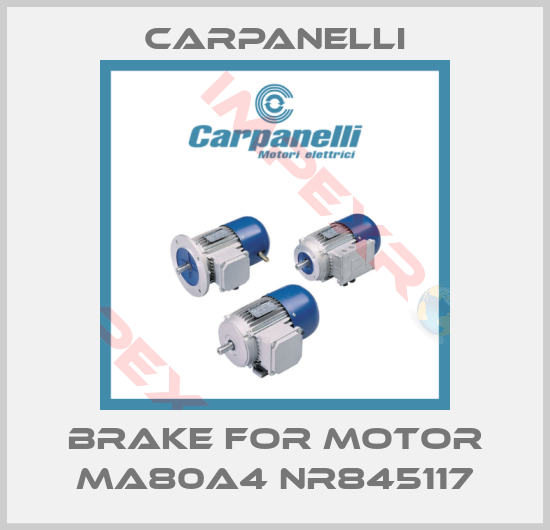 Carpanelli-brake for motor MA80A4 Nr845117