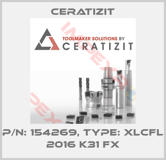 Ceratizit-P/N: 154269, Type: XLCFL 2016 K31 FX