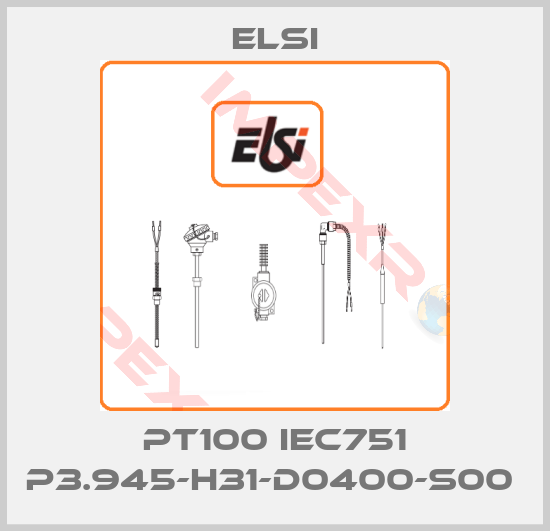Elsi-PT100 IEC751 P3.945-H31-D0400-S00 