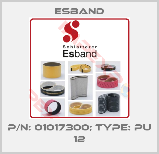 Esband-P/N: 01017300; Type: PU 12