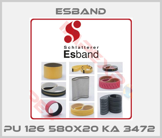 Esband-PU 126 580X20 KA 3472 