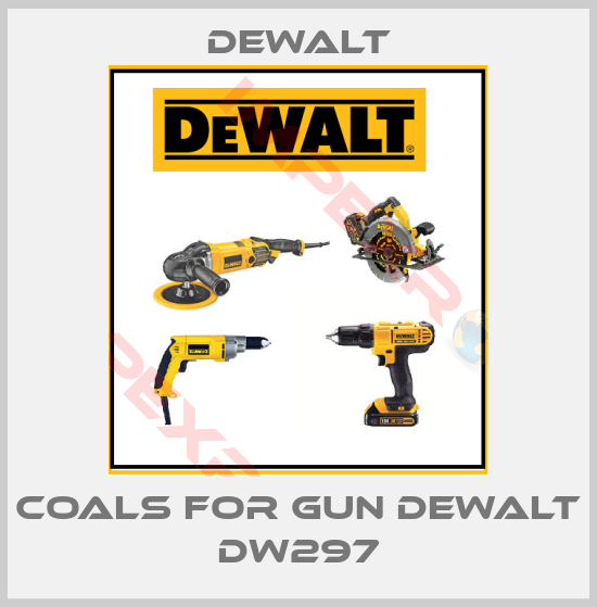 Dewalt-COALS FOR GUN DEWALT DW297