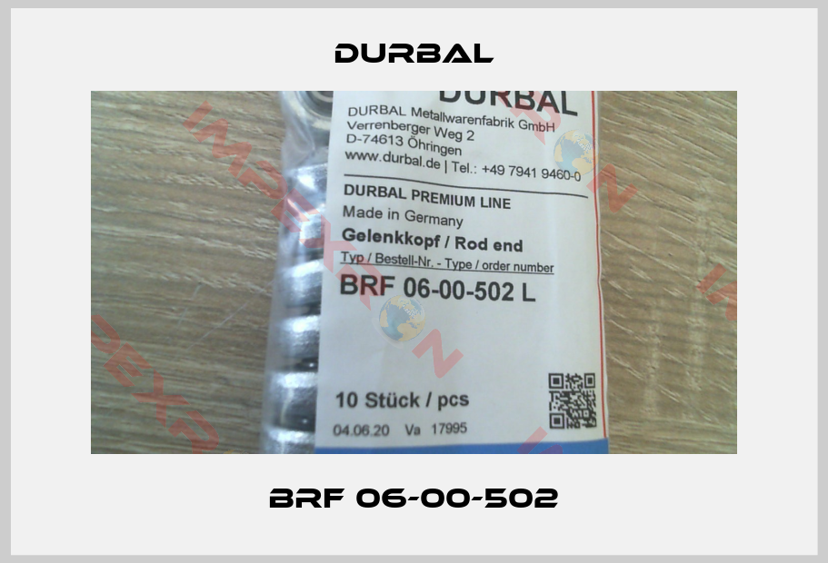 Durbal-BRF 06-00-502