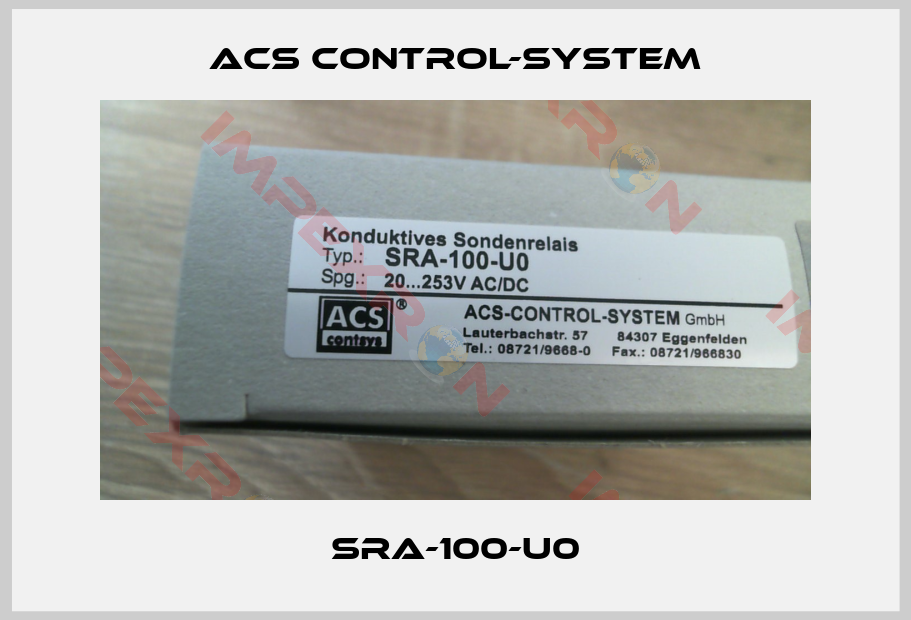 Acs Control-System-SRA-100-U0