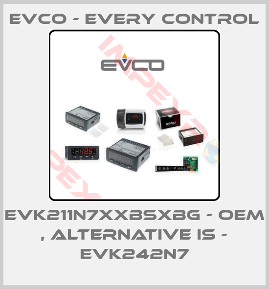 EVCO - Every Control-EVK211N7XXBSXBG - OEM , alternative is - EVK242N7